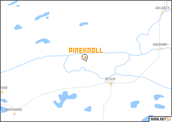 map of Pine Knoll