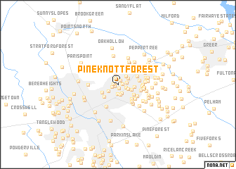 map of Pine Knott Forest