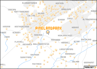 map of Pineland Park