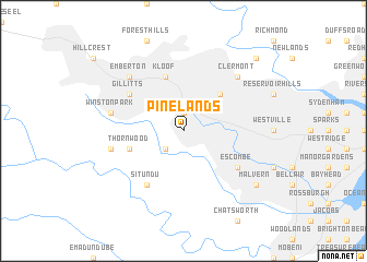 map of Pinelands