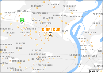 map of Pine Lawn