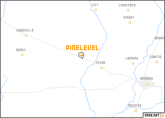 map of Pine Level