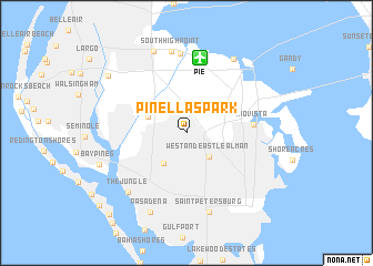map of Pinellas Park