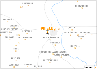 map of Pine Log