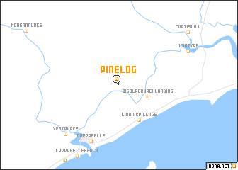 map of Pine Log