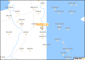 map of Pinelvi