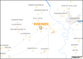 map of Pine Mark