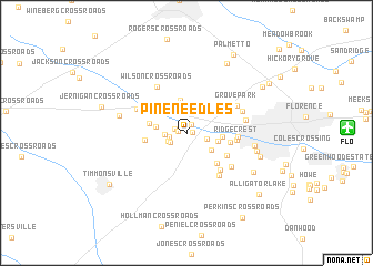 map of Pineneedles