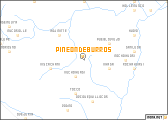 map of Pineon de Burros