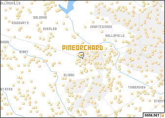 map of Pine Orchard