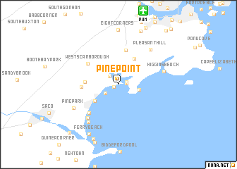 map of Pine Point