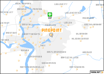 map of Pine Point