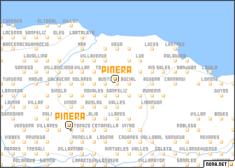 map of Piñera