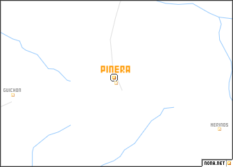 map of Piñera