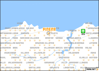 map of Piñera