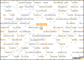 map of Piñera