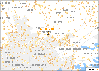 map of Pine Ridge