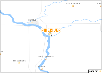 map of Pine River