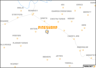 map of Pine Swamp