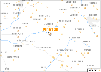 map of Pineton