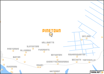 map of Pinetown