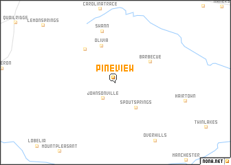 map of Pineview