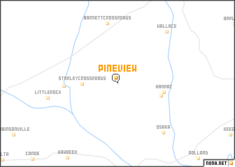 map of Pineview