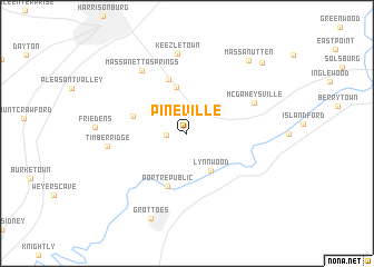 map of Pineville