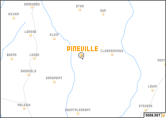 map of Pineville