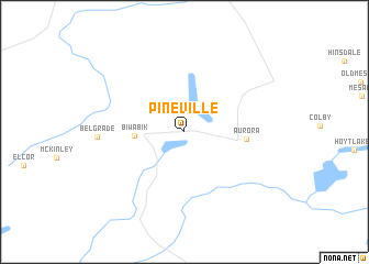 map of Pineville