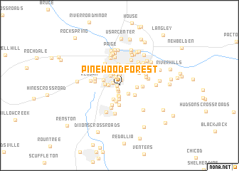 map of Pinewood Forest