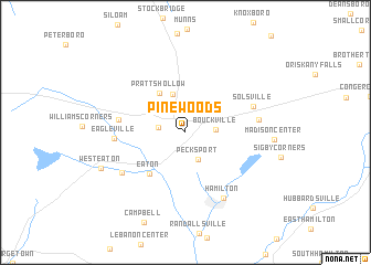 map of Pine Woods