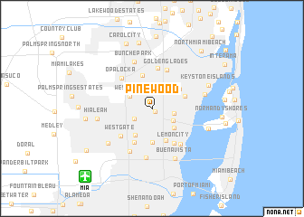 map of Pinewood