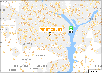 map of Piney Court