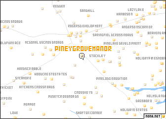 map of Piney Grove Manor