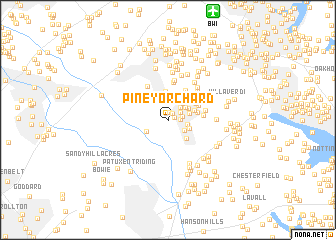 map of Piney Orchard