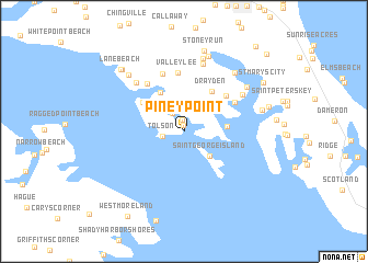 map of Piney Point