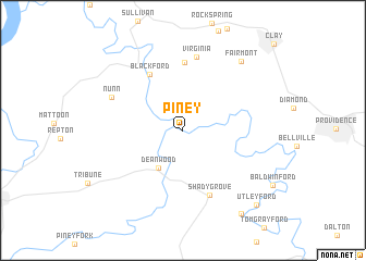 map of Piney