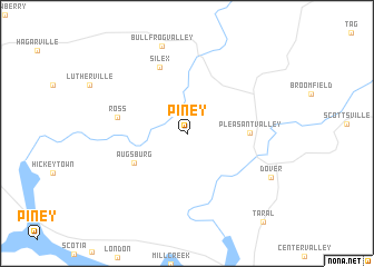 map of Piney