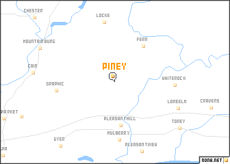 map of Piney