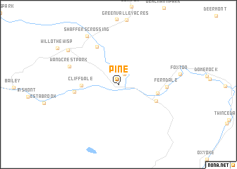 map of Pine