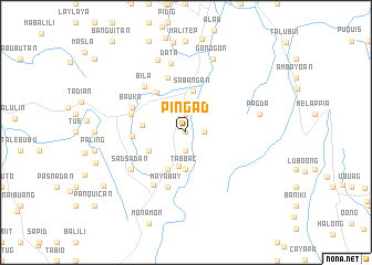 map of Piñgad