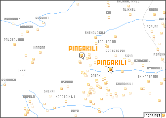 map of Pinga Kili