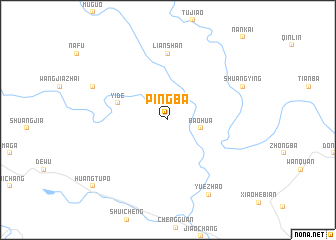 map of Pingba