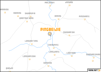 map of Pingbeijie