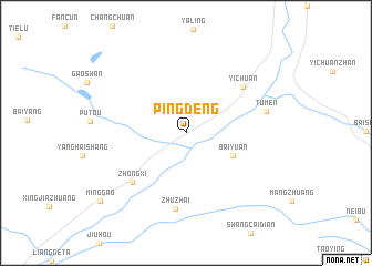 map of Pingdeng