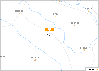 map of Pingdian