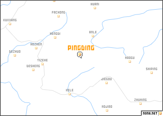 map of Pingding