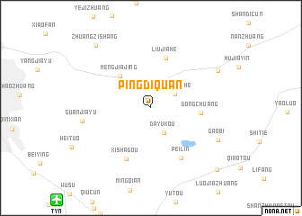 map of Pingdiquan