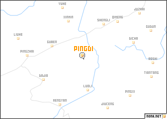 map of Pingdi